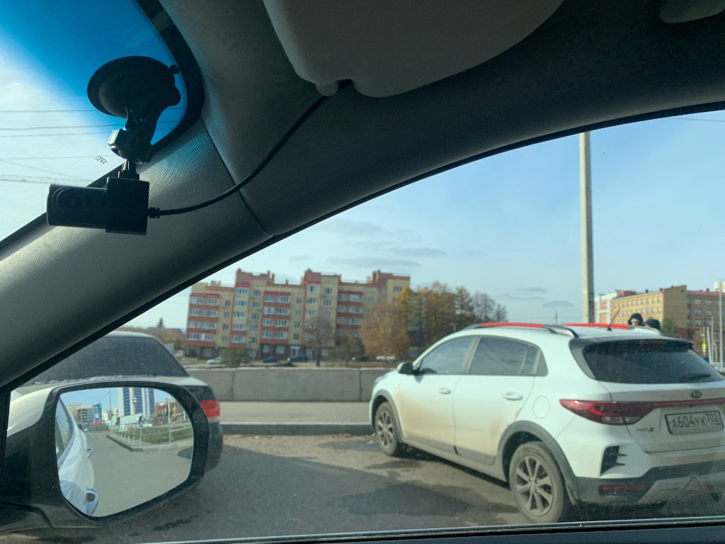 Расположение видеорегистратора